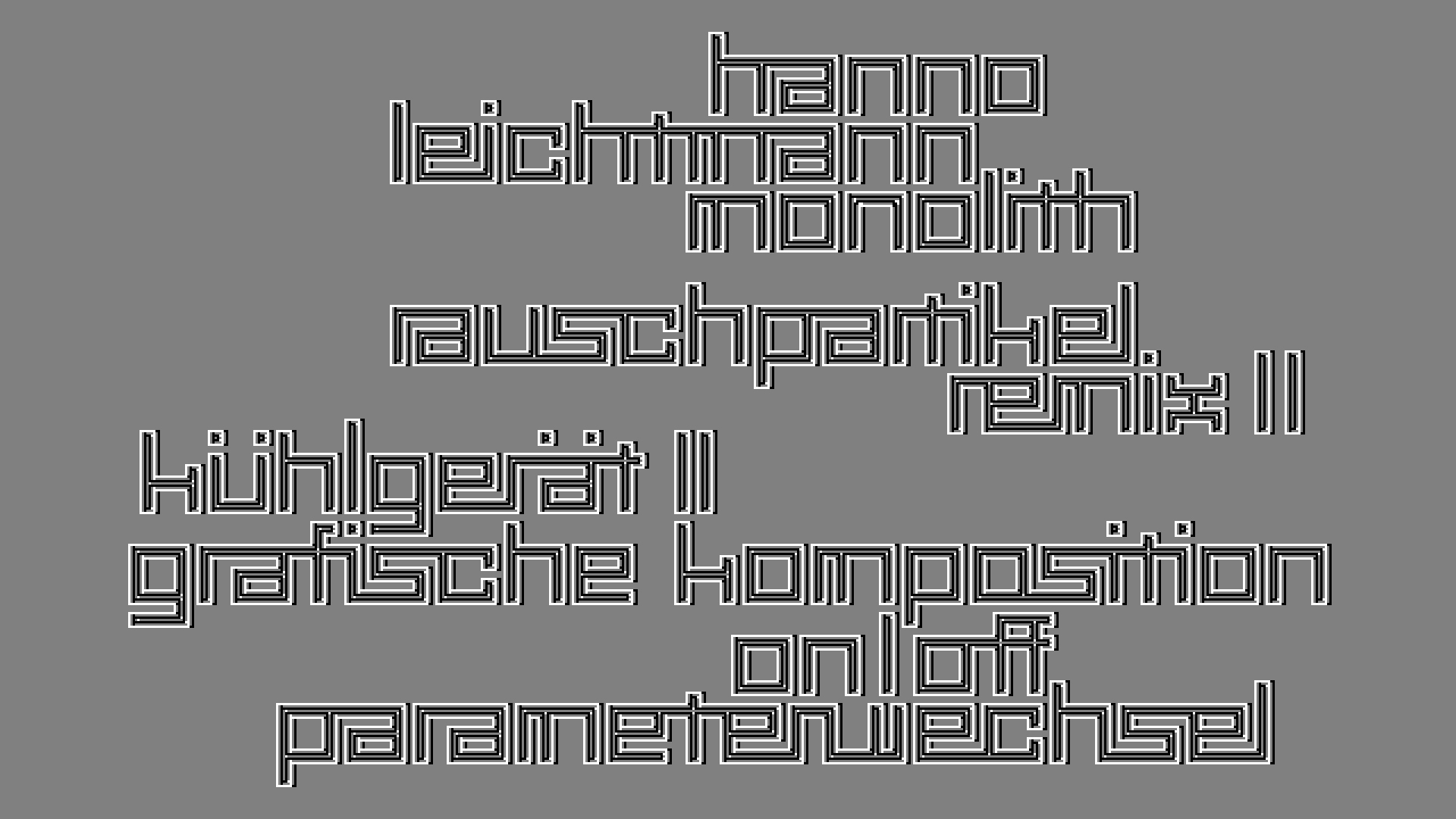 2021-03-10 Hanno Leichtmann - 1996 Monolith (rauschpartikel Remix 1 - 3)